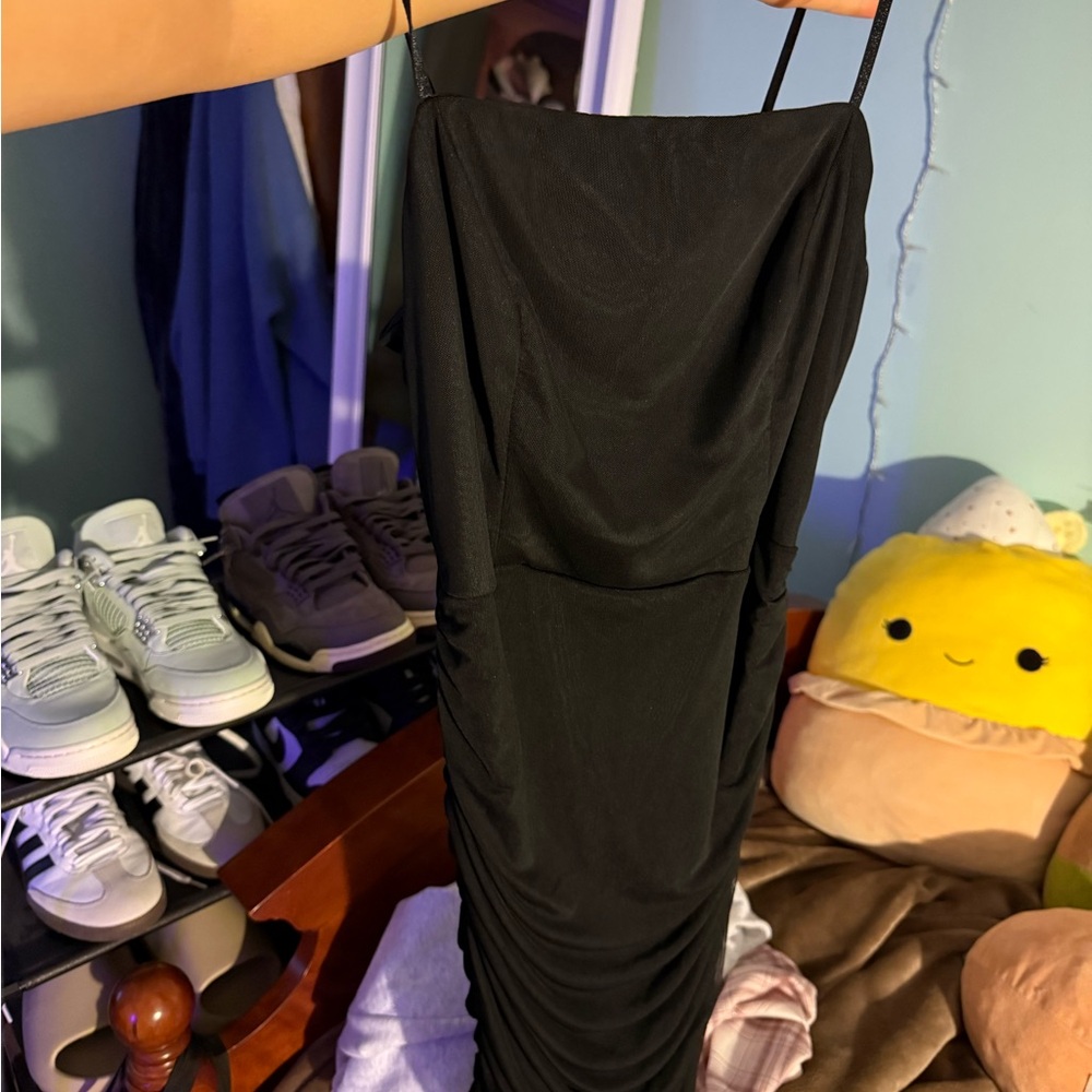 Elegant Black Mini Dress